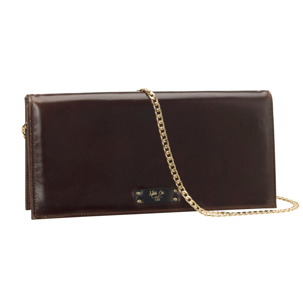 Women’s Genuine Leather 3 Way Clutch Purse Worn as a Shoulder, Under Arm or Crossbody bag.