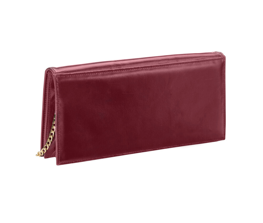 Women’s Genuine Leather 3 Way Clutch Purse Worn as a Shoulder, Under Arm or Crossbody bag.