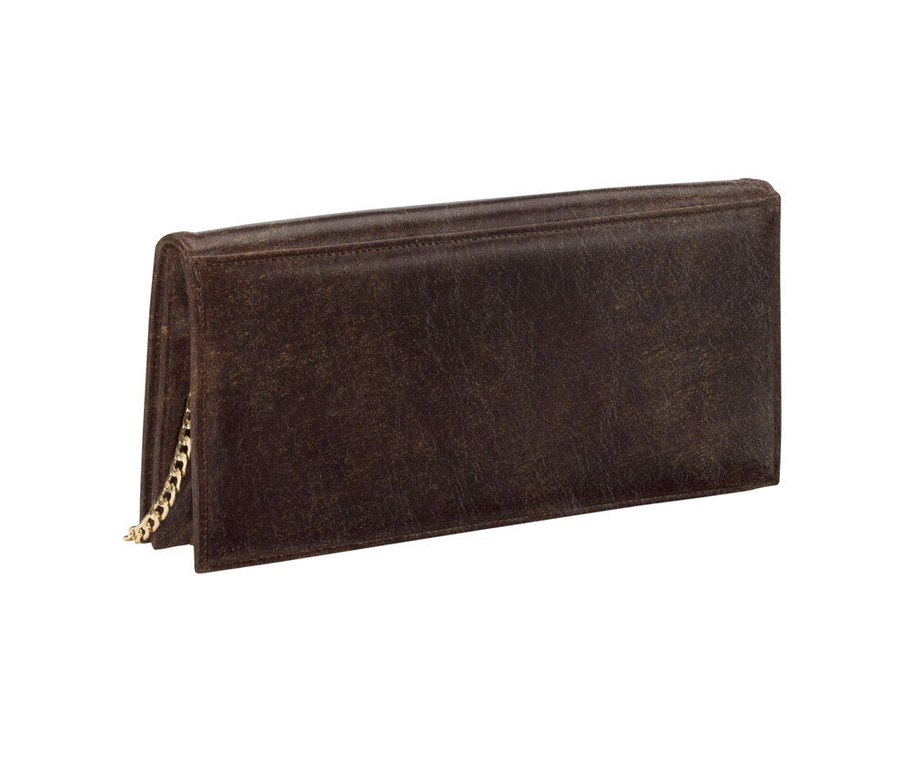 Women’s Genuine Leather 3 Way Clutch Purse Worn as a Shoulder, Under Arm or Crossbody bag.