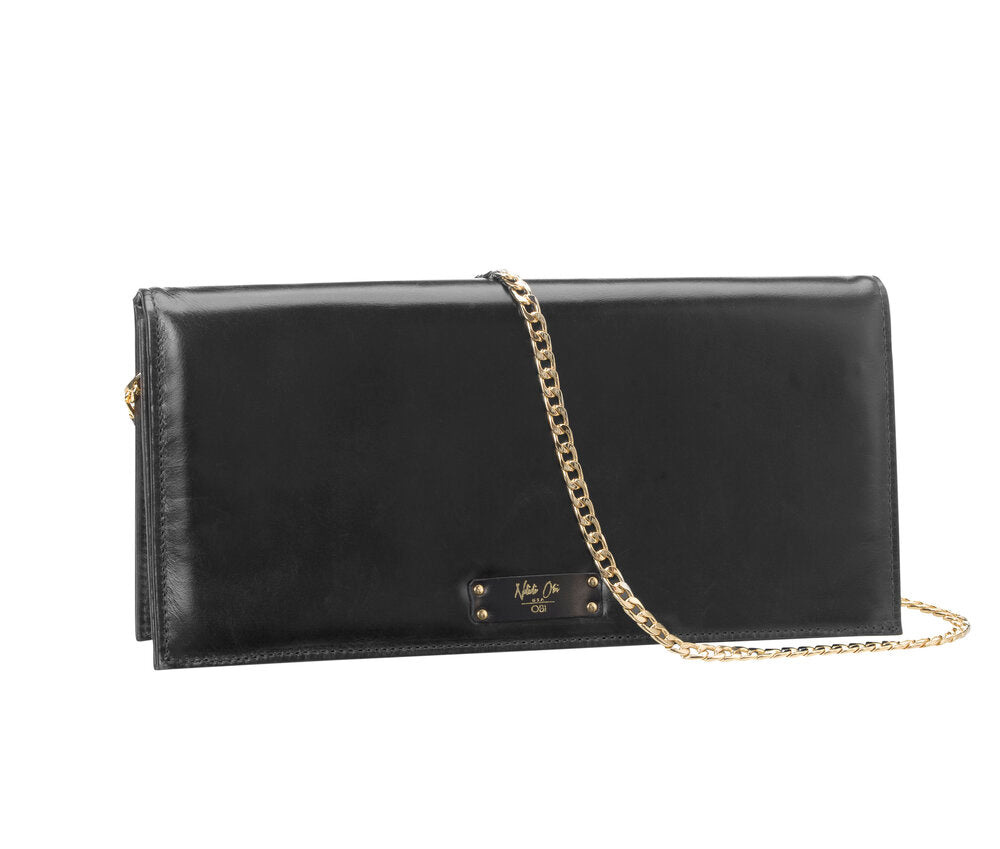 Women’s Genuine Leather 3 Way Clutch Purse Worn as a Shoulder, Under Arm or Crossbody bag.