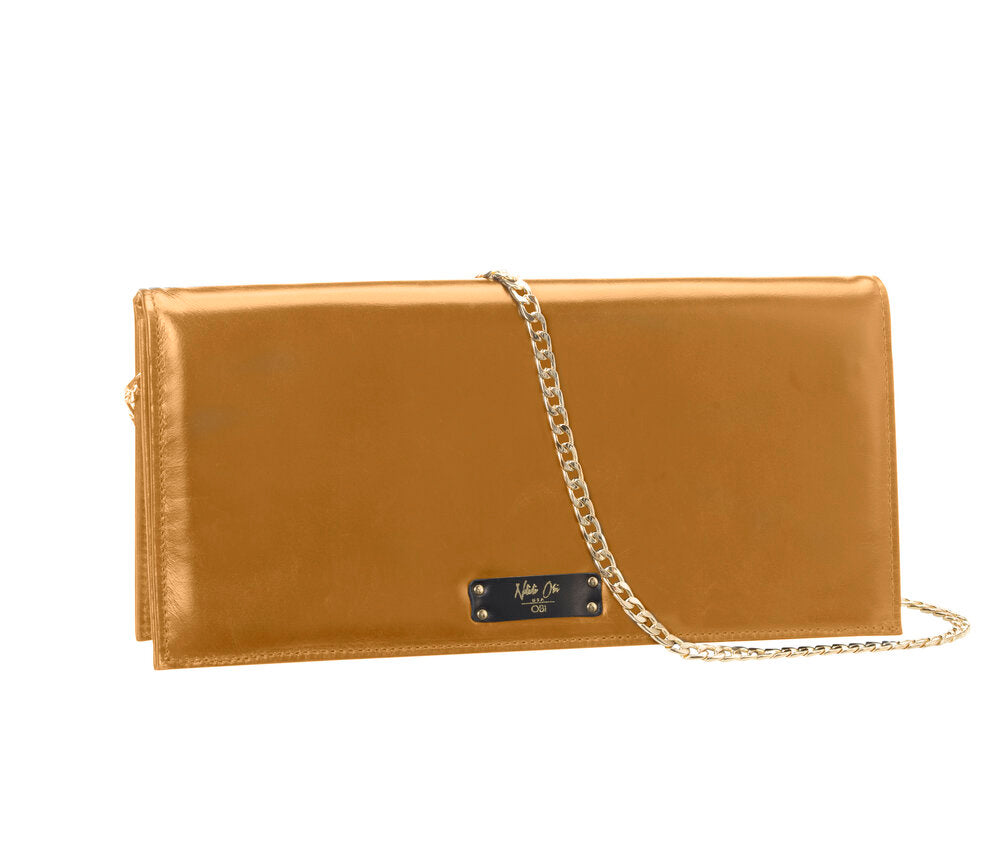 Women’s Genuine Leather 3 Way Clutch Purse Worn as a Shoulder, Under Arm or Crossbody bag.